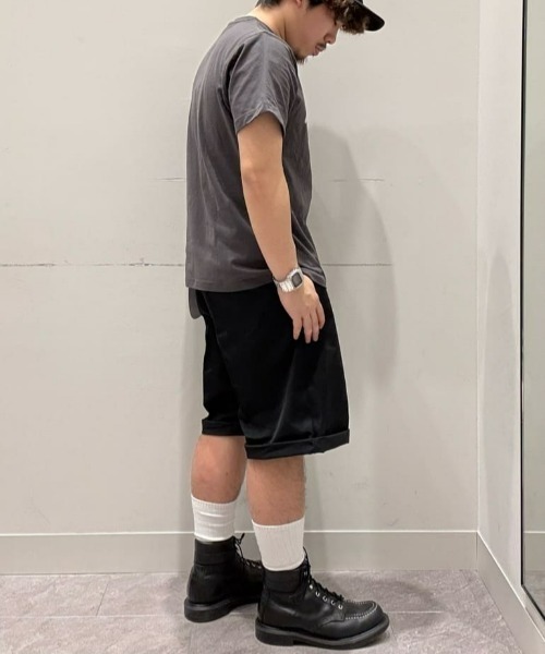 Right-on(ライトオン)の「Other(ソノタ)【メンズ】ぼかしプリント&刺繍Tシャツ(Tシャツ/カットソー・メンズ・ダークグレー/ホワイト/グリーン・L/XL/M)」の20枚目の写真