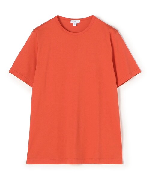 SUNSPEL(サンスペル)の「SUNSPEL コットン クルーネックTシャツ(Tシャツ/カットソー・メンズ・チャコールグレー/ホワイト/ネイビー/パープル/ブラック/グリーン/ブルー/イエロー/ピンク・M/L/S)」の9枚目の写真