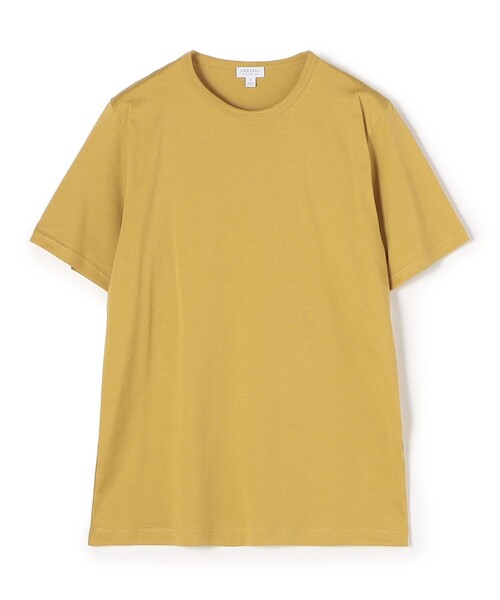 SUNSPEL(サンスペル)の「SUNSPEL コットン クルーネックTシャツ(Tシャツ/カットソー・メンズ・チャコールグレー/ホワイト/ネイビー/パープル/ブラック/グリーン/ブルー/イエロー/ピンク・M/L/S)」の8枚目の写真