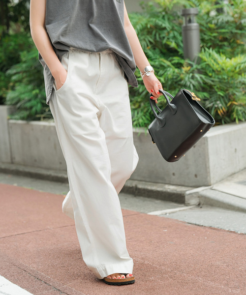 25SS Spick and Span ギャザーチノ ギャザーチノ（チノパンツ）｜Spick and Span（スピック＆スパン