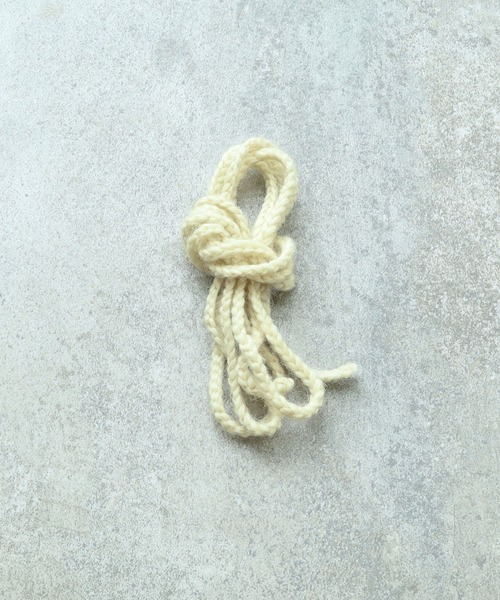 PAR ICI（パーリッシィ）の「【WEB限定】ネパールハンドニット レールマルチボーダー ひも付きミトン（手袋・レディース・オフホワイト・FREE）」の16枚目の写真