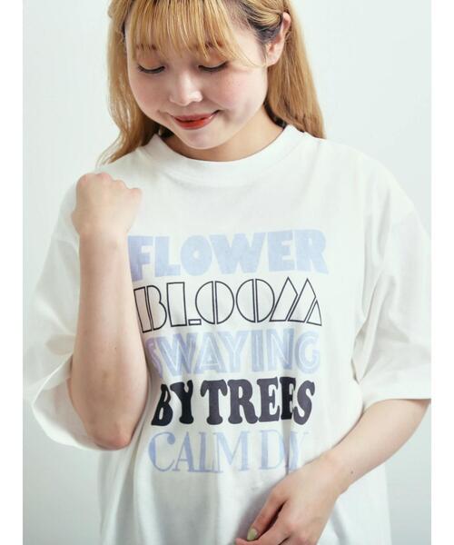 SM2（エスエムツー）の「ロゴアソートプリントTシャツ（Tシャツ/カットソー・レディース・イエロー/チャコールグレー/グレー/オフホワイト・F）」の22枚目の写真