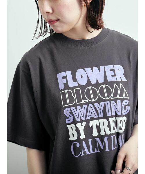 SM2（エスエムツー）の「ロゴアソートプリントTシャツ（Tシャツ/カットソー・レディース・イエロー/チャコールグレー/グレー/オフホワイト・F）」の15枚目の写真