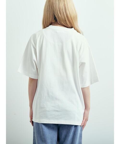 SM2（エスエムツー）の「ロゴアソートプリントTシャツ（Tシャツ/カットソー・レディース・イエロー/チャコールグレー/グレー/オフホワイト・F）」の8枚目の写真