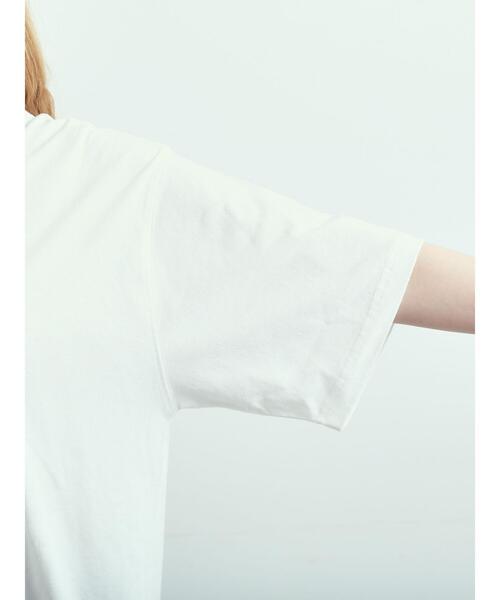 SM2（エスエムツー）の「ロゴアソートプリントTシャツ（Tシャツ/カットソー・レディース・イエロー/チャコールグレー/グレー/オフホワイト・F）」の5枚目の写真