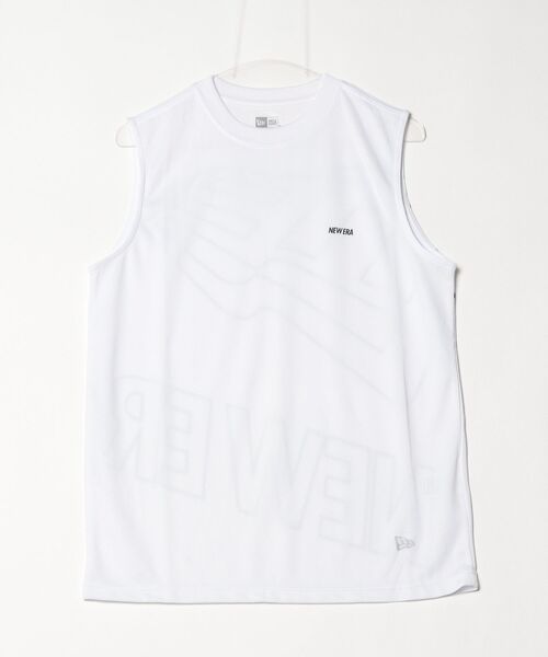 NEW ERA(ニューエラ)の「ニューエラ PA SL TECH TEE OUTLINE LOGO WHI(Tシャツ/カットソー・メンズ・ホワイト・M/L/LL)」の1枚目の写真