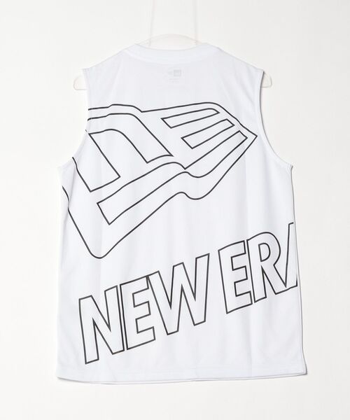 NEW ERA(ニューエラ)の「ニューエラ PA SL TECH TEE OUTLINE LOGO WHI(Tシャツ/カットソー・メンズ・ホワイト・M/L/LL)」の2枚目の写真