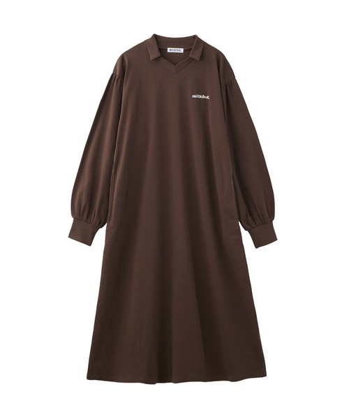 MILKFED.（ミルクフェド）の「COOPER LOGO GAME DRESS（ワンピース・レディース・ブラウン/ピンク/チャコール・ONE SIZE）」の21枚目の写真