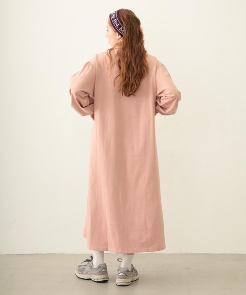 MILKFED.（ミルクフェド）の「COOPER LOGO GAME DRESS（ワンピース・レディース・ブラウン/ピンク/チャコール・ONE SIZE）」の12枚目の写真