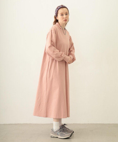MILKFED.（ミルクフェド）の「COOPER LOGO GAME DRESS（ワンピース・レディース・ブラウン/ピンク/チャコール・ONE SIZE）」の14枚目の写真