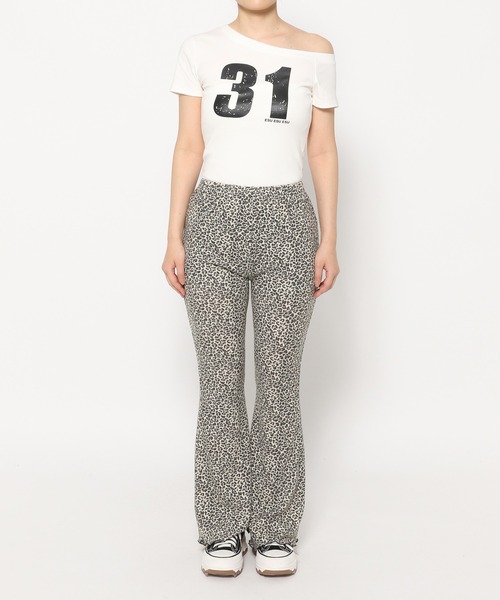 3.3 Field Trip （3.3フィールドトリップ）の「3.3 Field Trip／レオパードカットパンツ（その他パンツ・レディース・ライトグレー/ベージュ・FREE）」の9枚目の写真