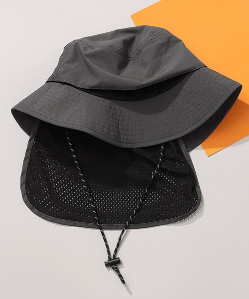 GLOBAL WORK（グローバルワーク）の「ポケ付き遮熱UVハット/キッズ/494114（ハット・キッズ・グレイッシュベージュ/ピンク/チャコール・LARGE/MEDIUM）」の2枚目の写真