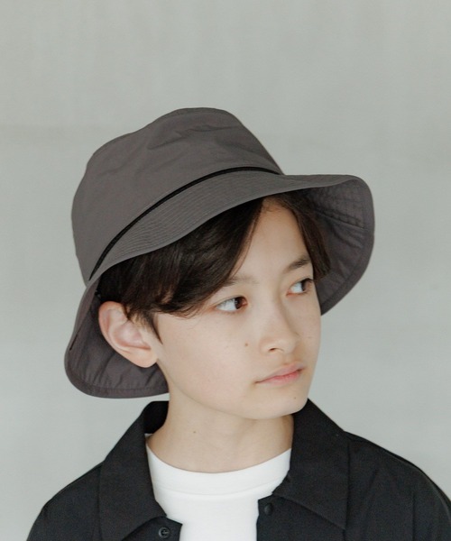 GLOBAL WORK（グローバルワーク）の「ポケ付き遮熱UVハット/キッズ/494114（ハット・キッズ・グレイッシュベージュ/ピンク/チャコール・LARGE/MEDIUM）」の9枚目の写真