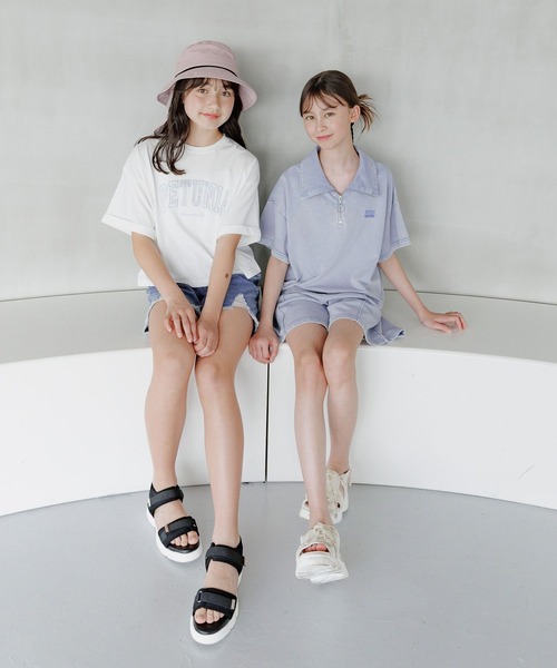 GLOBAL WORK（グローバルワーク）の「ポケ付き遮熱UVハット/キッズ/494114（ハット・キッズ・グレイッシュベージュ/ピンク/チャコール・LARGE/MEDIUM）」の4枚目の写真