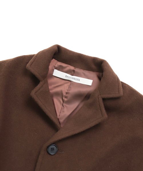 BASISBROEK（バシスブルック）の「[BASISBROEK ] MARCH / メルトンウールチェスターコート（チェスターコート・レディース・ブラウン・1）」の10枚目の写真