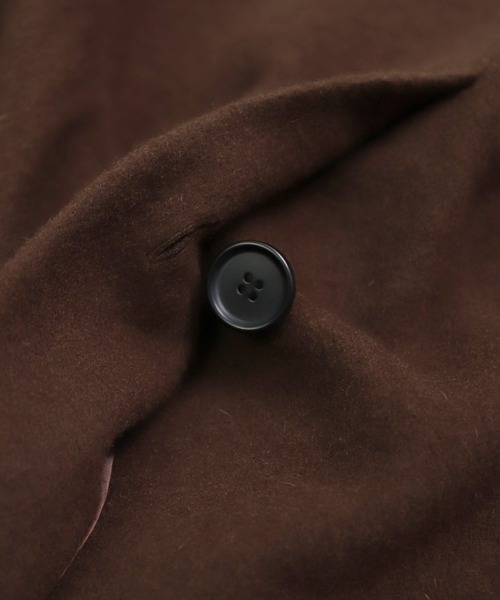 BASISBROEK（バシスブルック）の「[BASISBROEK ] MARCH / メルトンウールチェスターコート（チェスターコート・レディース・ブラウン・1）」の11枚目の写真