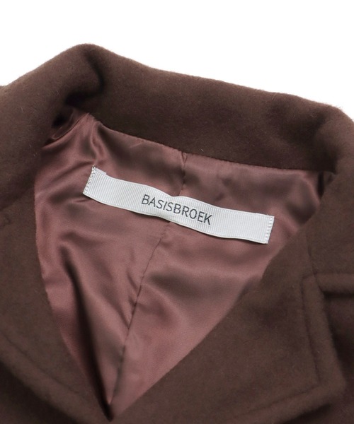BASISBROEK（バシスブルック）の「[BASISBROEK ] MARCH / メルトンウールチェスターコート（チェスターコート・レディース・ブラウン・1）」の9枚目の写真