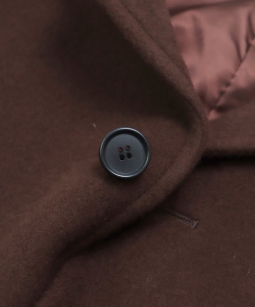 BASISBROEK（バシスブルック）の「[BASISBROEK ] MARCH / メルトンウールチェスターコート（チェスターコート・レディース・ブラウン・1）」の12枚目の写真