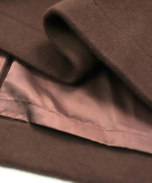 BASISBROEK（バシスブルック）の「[BASISBROEK ] MARCH / メルトンウールチェスターコート（チェスターコート・レディース・ブラウン・1）」の13枚目の写真