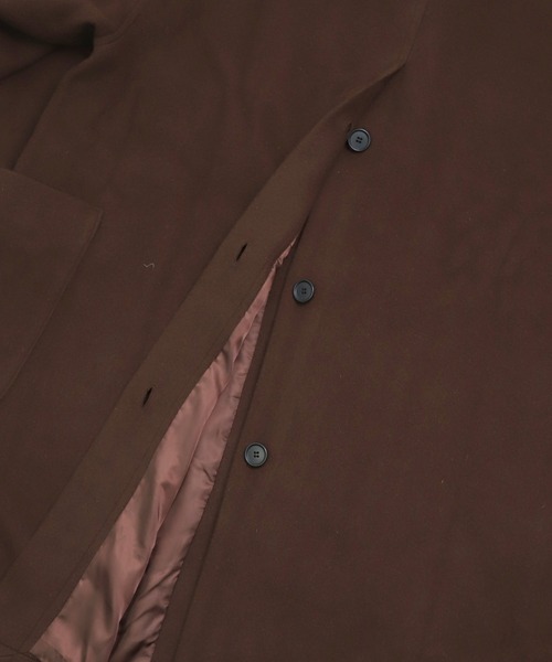 BASISBROEK（バシスブルック）の「[BASISBROEK ] MARCH / メルトンウールチェスターコート（チェスターコート・レディース・ブラウン・1）」の16枚目の写真