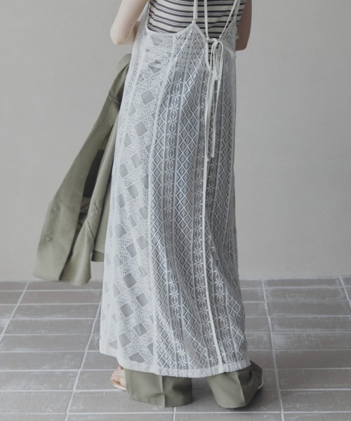 Doux archives（ドゥアルシーヴ）の「レースワンピース（ワンピース・レディース・オフホワイト/ブラック・FREE）」の16枚目の写真