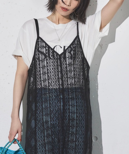 Doux archives（ドゥアルシーヴ）の「レースワンピース（ワンピース・レディース・オフホワイト/ブラック・FREE）」の6枚目の写真