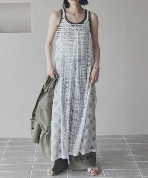 Doux archives（ドゥアルシーヴ）の「レースワンピース（ワンピース・レディース・オフホワイト/ブラック・FREE）」の12枚目の写真