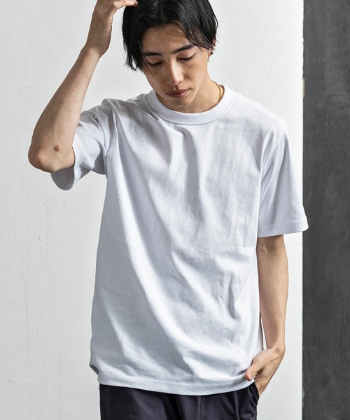 CLOSET(クローゼット)の「8.5oz ヘビーウェイトS/S TEE(Tシャツ/カットソー・メンズ・ホワイト/ベージュ/ブラック/カーキ・SMALL/MEDIUM/LARGE/X-LARGE)」の1枚目の写真