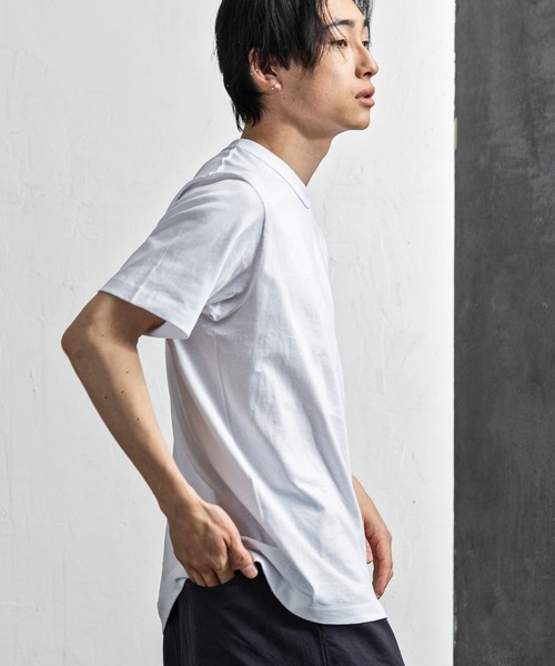 CLOSET(クローゼット)の「8.5oz ヘビーウェイトS/S TEE(Tシャツ/カットソー・メンズ・ホワイト/ベージュ/ブラック/カーキ・SMALL/MEDIUM/LARGE/X-LARGE)」の5枚目の写真