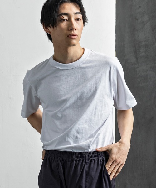 CLOSET(クローゼット)の「8.5oz ヘビーウェイトS/S TEE(Tシャツ/カットソー・メンズ・ホワイト/ベージュ/ブラック/カーキ・SMALL/MEDIUM/LARGE/X-LARGE)」の6枚目の写真