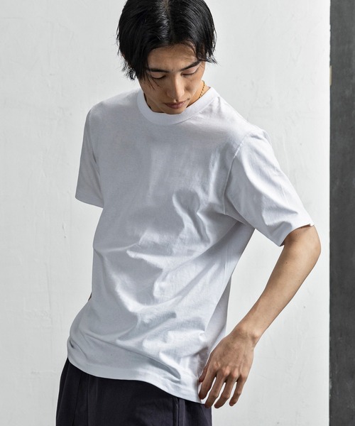 CLOSET(クローゼット)の「8.5oz ヘビーウェイトS/S TEE(Tシャツ/カットソー・メンズ・ホワイト/ベージュ/ブラック/カーキ・SMALL/MEDIUM/LARGE/X-LARGE)」の15枚目の写真