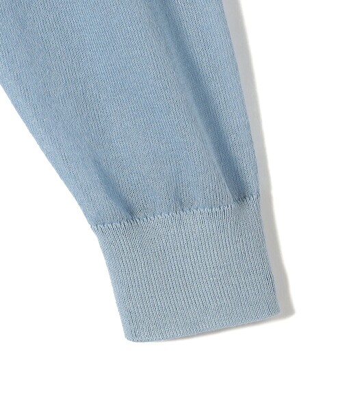 Torrazzo Donna(トラッゾドンナ)の「TORRAZZO DONNA:〈手洗い可能〉ビジュー シアー カーディガン(カーディガン/ボレロ・レディース・ブラック/サックスブルー/オフホワイト/ダークグレー/ネイビー・ONE SIZE)」の6枚目の写真