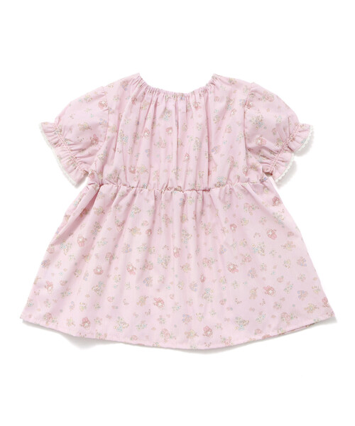 SLAP SLIP（スラップスリップ）の「【マイメロディ＆クロミ×SLAPSLIP】リボン付き総柄フレアチュニック(90~130cm)（シャツ/ブラウス・キッズ・ピンク系その他/パープル系その他・90cm/110cm/130cm/120cm/100cm）」の8枚目の写真