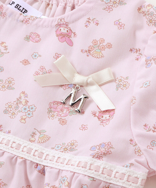 SLAP SLIP（スラップスリップ）の「【マイメロディ＆クロミ×SLAPSLIP】リボン付き総柄フレアチュニック(90~130cm)（シャツ/ブラウス・キッズ・ピンク系その他/パープル系その他・90cm/110cm/130cm/120cm/100cm）」の9枚目の写真