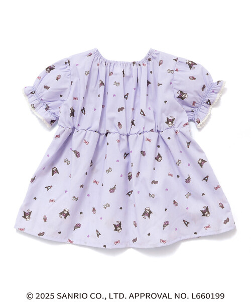 SLAP SLIP（スラップスリップ）の「【マイメロディ＆クロミ×SLAPSLIP】リボン付き総柄フレアチュニック(90~130cm)（シャツ/ブラウス・キッズ・ピンク系その他/パープル系その他・90cm/110cm/130cm/120cm/100cm）」の13枚目の写真