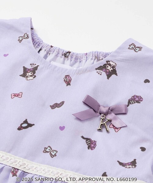 SLAP SLIP（スラップスリップ）の「【マイメロディ＆クロミ×SLAPSLIP】リボン付き総柄フレアチュニック(90~130cm)（シャツ/ブラウス・キッズ・ピンク系その他/パープル系その他・90cm/110cm/130cm/120cm/100cm）」の14枚目の写真
