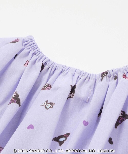 SLAP SLIP（スラップスリップ）の「【マイメロディ＆クロミ×SLAPSLIP】リボン付き総柄フレアチュニック(90~130cm)（シャツ/ブラウス・キッズ・ピンク系その他/パープル系その他・90cm/110cm/130cm/120cm/100cm）」の17枚目の写真