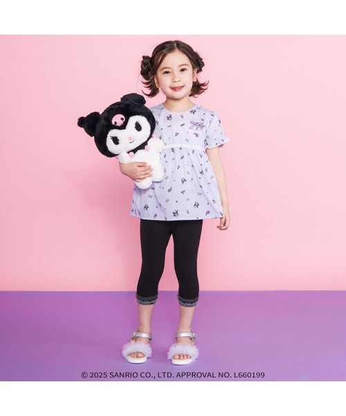 SLAP SLIP（スラップスリップ）の「【マイメロディ＆クロミ×SLAPSLIP】リボン付き総柄フレアチュニック(90~130cm)（シャツ/ブラウス・キッズ・ピンク系その他/パープル系その他・90cm/110cm/130cm/120cm/100cm）」の22枚目の写真