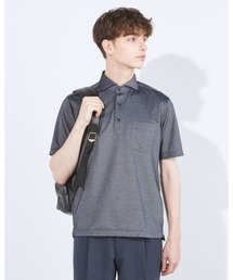 SUIT SELECT（スーツセレクト）の「【5分袖】カッタウェイ ビスポロシャツ ブルー ブラウン カーキ プルオーバータイプ（ポロシャツ）」