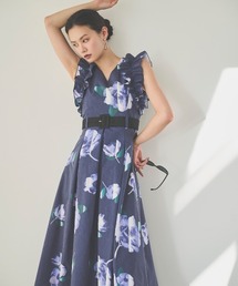 アンドクチュール ボタニカルフラワーワンピ ボタニカルフラワーワンピース(F ブラック): AND COUTURE｜公式