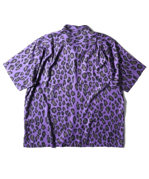 HOUSTON(ヒューストン)の「HOUSTON アロハシャツ(LEOPARD)(シャツ/ブラウス・メンズ・カーキ/チャコールグレー/ターコイズブルー/パープル・MEDIUM/XX-LARGE/X-LARGE/LARGE)」の5枚目の写真