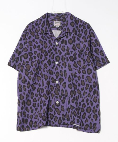 HOUSTON(ヒューストン)の「HOUSTON アロハシャツ(LEOPARD)(シャツ/ブラウス・メンズ・カーキ/チャコールグレー/ターコイズブルー/パープル・MEDIUM/XX-LARGE/X-LARGE/LARGE)」の10枚目の写真