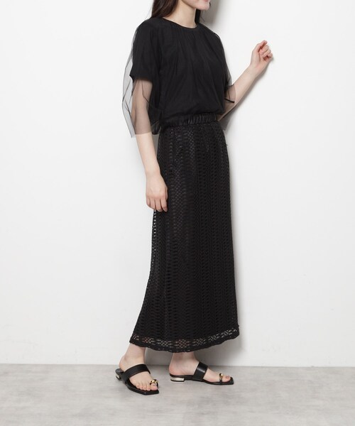 ESPERANZA(エスペランサ)の「ゴールドリングトングフラットサンダル(サンダル・レディース・ホワイト/ブラック/ブラウン系・S/LL/L/M)」の19枚目の写真