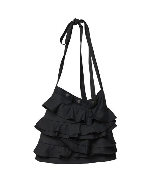 FLAREUP(フレアアップ)の「【FLAREUP】Faye Frill Bag / 【フレアアップ】フリルショルダーバッグ(ショルダーバッグ・レディース・ブラック/ホワイト・ONE SIZE)」の14枚目の写真