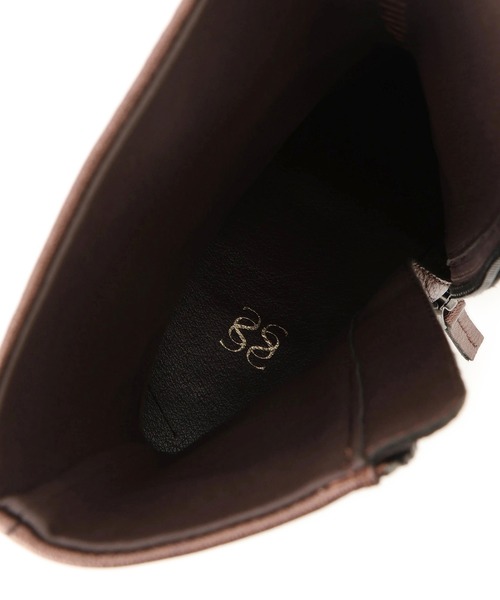 SALON adam et rope'（サロン アダム エ ロペ）の「【WEB限定】レザースクエアトゥヒールショートブーツ（ブーツ・レディース・ブラック/その他1・23.5/24.5/23/24/37.5/37/36.5/36）」の16枚目の写真