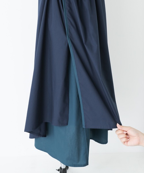 kOhAKU（コハク）の「『配色アシンメトリーワンピース』（ワンピース・レディース・ブラック/ネイビー・2/1）」の14枚目の写真