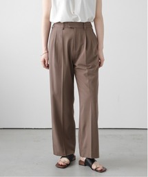 La-gemme（ラジェム）の「ツータックストレートパンツ（スラックス・レディース）」