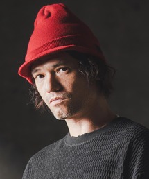 GLIMCLAP（グリムクラップ）の「mko12983-Brim knit beanie ニット帽（ニットキャップ/ビーニー）」