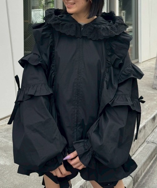 セール】FRILL ブルゾン（ブルゾン）｜Candy Stripper（キャンディ