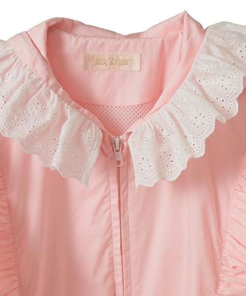 Candy Stripper（キャンディストリッパー）の「FRILL ブルゾン（ブルゾン・レディース・ピンク/オフホワイト/ホワイト×ブラック/ブラック・FREE）」の6枚目の写真